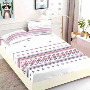 Husa protectie pat cu elastic, bumbac finet, 160 x 200 cm, 3 piese, HPP16