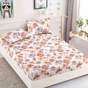 Husa protectie pat cu elastic, bumbac finet, 180 x 200 cm, 3 piese, HPP17