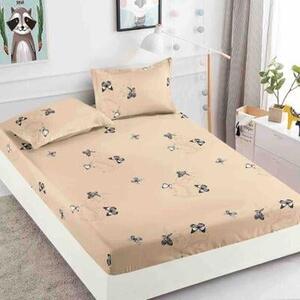 Husa protectie pat cu elastic, bumbac finet, 180 x 200 cm, 3 piese, HPP48