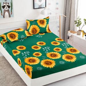 Husa protectie pat cu elastic, bumbac finet, 180 x 200 cm, 3 piese, HPP06