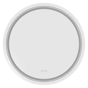 Oglindă Amyra cu iluminare LED 60 cm, argint