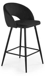 Scaun de bar Barnes, negru