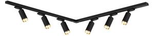 Spot pe șină MICA, 6x GU10, 10W, 230V, negru/auriu