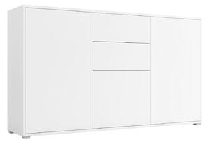 Comodă Comfivo Tutela, Alb, PAL laminat, 93x141x41cm, 51 kg