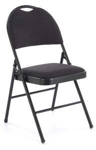 Scaun pliabil Dover, negru