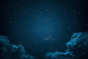Fotografie de artă Night sky with stars and clouds., michal-rojek, (40 x 26.7 cm)