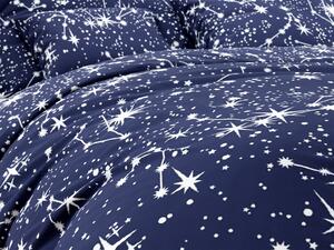 Lenjerie de pat din bumbac NIGHT SKY albastru inchis Dimensiune lenjerie de pat: 70 x 90 cm | 140 x 200 cm