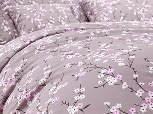 Lenjerie de pat din bumbac mov SPRING FLOWER Dimensiune lenjerie de pat: 70 x 90 cm | 140 x 200 cm