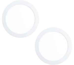 Eglo 32387 - Set de 2 corpuri de iluminat LED încastrate FUEVA LED/15,5W/230V