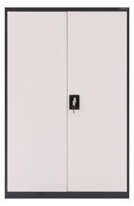 Dulap metalic Preston Antrachite-White