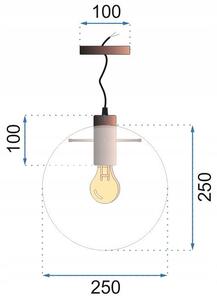 Lampa Black APP307-1CP