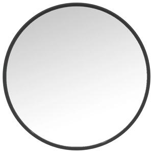 Oglindă de perete, negru, 50 cm