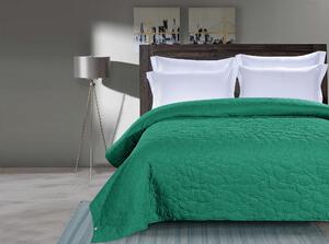 Cuvertura de pat verde cu model STONE Dimensiuni: 220 x 240 cm