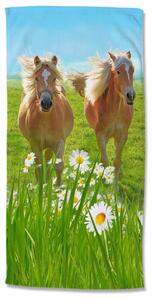 Good Morning Prosop de plajă „HORSES” 75x150 cm, multicolor 6886.99.80