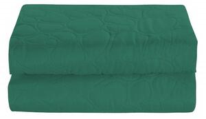 Cuvertura de pat verde cu model STONE Dimensiune: 200 x 220 cm