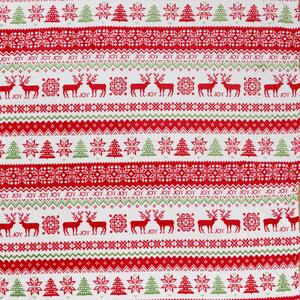 Pătură albă de micropluș de Crăciun BUCURIA DE CRĂCIUN Dimensiune: 160 x 200 cm