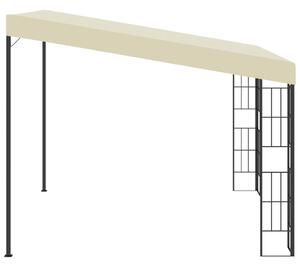 Pavilion de perete, crem, 3 x 3 m, material textil