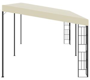 Pavilion de perete, crem, 3 x 6 m, material textil