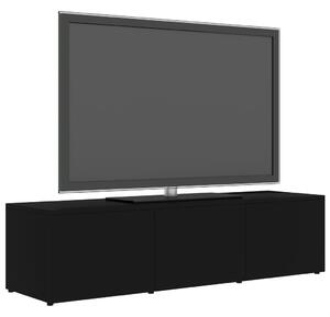 Comodă TV, negru, 120 x 34 x 30 cm, PAL