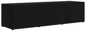 Comodă TV, negru, 120 x 34 x 30 cm, PAL