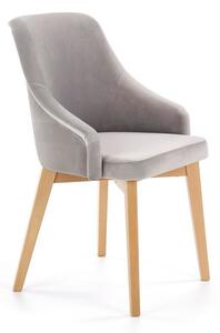 Scaun Houston 709, Gri deschis, 86x57x56cm, 9.5 kg, Lemn: Fag