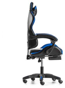 Scaun de gaming negru-albastru, VORTEX