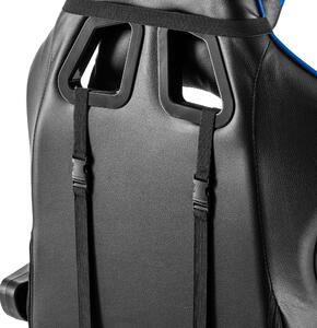 Scaun de gaming negru-albastru, VORTEX