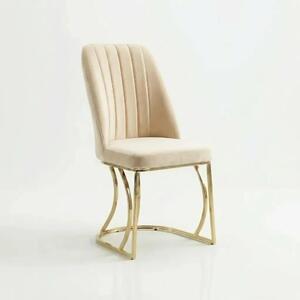 Scaun Lux Malaga, pentru sufragerie, bucătărie, tapițat cu material textil, picioare din metal auriu, Ho Re Ca