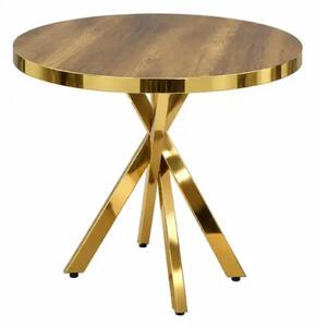 Masa fixa rotunda 90 cm Xenia,auriu