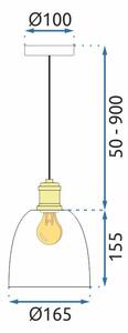Lampa APP1006-1CP WHITE U