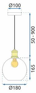 Lampa APP1007-1CP WHITE O