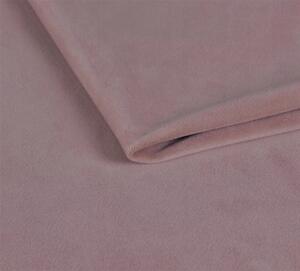 Sezlong HEAVEN, stofa catifelata roz prafuit - Riviera 62, 170x77x82 c