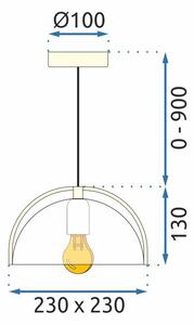 Lampă de tavan APP1216-1CP