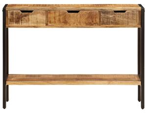 Servantă cu 3 sertare, 110x35x75 cm, lemn masiv de mango