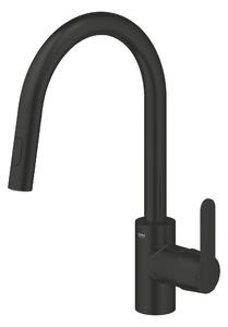 Grohe Get baterie bucătărie pe picior negru 314842431