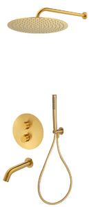 Set baterie cadă-duș Oltens Katla 34600810, cap de duș Oltens Vindel 37006810, 39100810, 39402810, 39305810, 37106810, 37203800