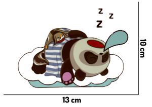 Autocolante pentru întrerupător "Panda adormit" 13x10 cm