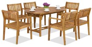 Mobilier terasă din lemn Hanoi/Timor 6 Garden Point