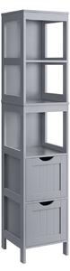Dulap baie Vasagle Gri 30x30x141.5 cm