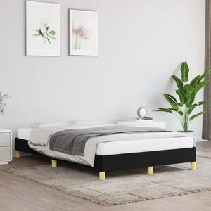 Cadru de pat, negru, 120x200 cm, material textil