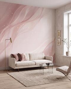Tapet Compoziție abstractă delicată, în nuanțe delicate de roz, Imagini de fundal unice, w09959 : Uwalls.ro