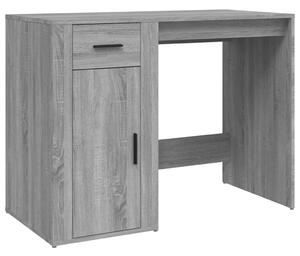Birou, gri sonoma, 100x49x75 cm, lemn prelucrat