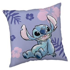 Pernă de copii cu imprimeu - Lilo a Stitch - mov | 40 x 40 cm