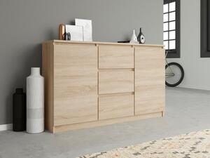 Comoda cu sertare 2D3S 120cm Sonoma