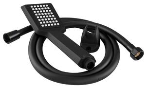 Gamma Caro, set de duș manual cu punct, negru, GMA-ZPCO-BK