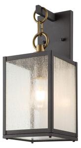 Quintiesse QN-LAHDEN2-M-WZC-Ven Aplica de perete pentru exterior LAHDEN M 1xE27/60W/230V IP44 negru/auriu