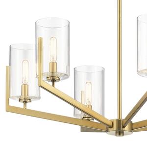 Quintiesse QN-NYE6-BNB - Lustru pe tijă NYE 6xE14/40W/230V auriu