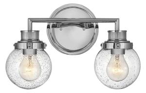 Quintiesse QN-POPPY2-PC-BATH Aplică de perete pentru baie POPPY 2xE27/60W/230V IP44 crom lucios
