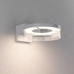 Paulmann LED senzor lumina de perete în aer liber Capera metal alb IP44, Alb, Aluminiu, Modern