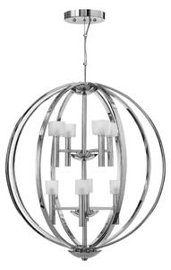 Quintiesse QN-MONDO8 - Lustră LED MONDO suspendată pe cablu, 8xG9/3W/230V, crom lucios